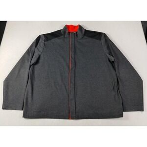 Doc & Amelia By Cintas Jacket Men 2XL Gray Full Zip Workwear Colorblock Workwear